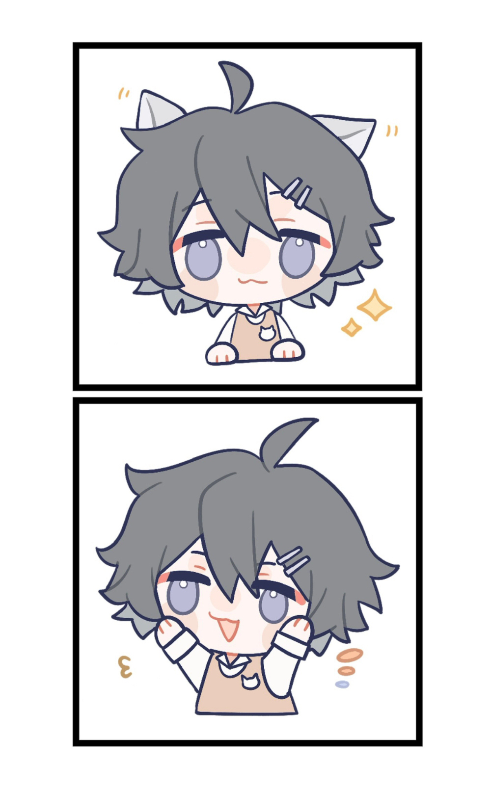猫猫怎么可以自己睡！